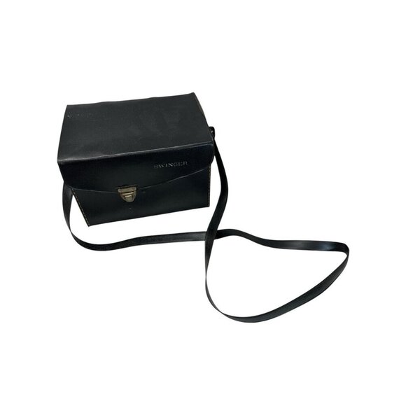 Vintage Swinger Polaroid Land Camera White Model 20 & Black Case NOT TESTED - Picture 4 of 16